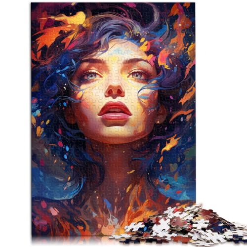Puzzle für Erwachsene 1000 Teile Mädchen DIY Puzzle Spielzeug 50x75cm Familienspiel Stressabbau Schwierige Herausforderung für 14-Jährige von DLBHSG