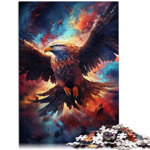 1000-teiliges Puzzle für Erwachsene Kunstadler anspruchsvolles Spiel Puzzle 50 x 75 cm anspruchsvolles Spiel und Familienspiel für Teenager ab 14 Jahren von DLBHSG