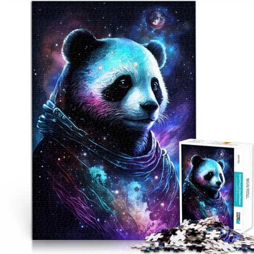 1000-teiliges Puzzle für Erwachsene Galaxie-Tiere Panda-Quizspiel 50 x 75 cm anspruchsvolles Spiel und Familienspiel für Kinder ab 14 Jahren von DLBHSG