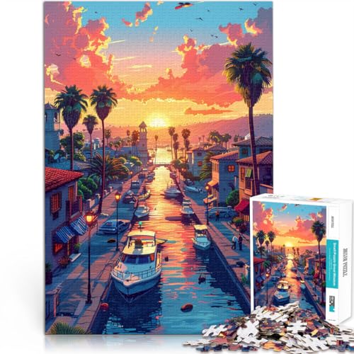 Puzzle für Erwachsene 1000 Teile Anime-Landschaft Quizspiel 50 x 75 cm Lernspiel für Geburtstag Weihnachten für Teenager ab 14 Jahren von DLBHSG