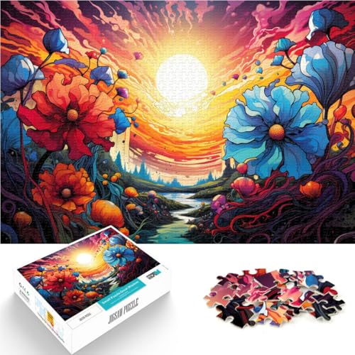 1000-teiliges Puzzle für Erwachsene Landschafts-Quizspiel 50 x 75 cm Familienspiel zum Stressabbau schwierige Herausforderung für Teenager ab 14 Jahren von DLBHSG