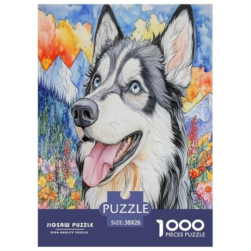 Alaskanische Malamute Puzzles 1000 Teile Schwer Puzzle Spielzeug Pädagogisches Spiel Impossible Herausforderung Spielzeug Für Erwachsene Und Kinder Ab 14 Jahren 38x26cm/1000pcs Alaskanische Malamute Puzzles 1000 Teile Schwer Puzzle Spielzeug Pädagogisches Spiel Impossible Herausforderung Spielzeug Für Erwachsene Und Kinder Ab 14 Jahren 38x26cm/1000pcs von DLONIRPEX