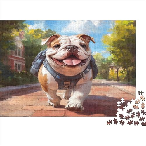 BULLHund Puzzle 1000 Teile-Puzzle Für Erwachsene,Erwachsenen Spiel Puzzlespiel Puzzel 1000pcs (75x50cm) von DLONIRPEX