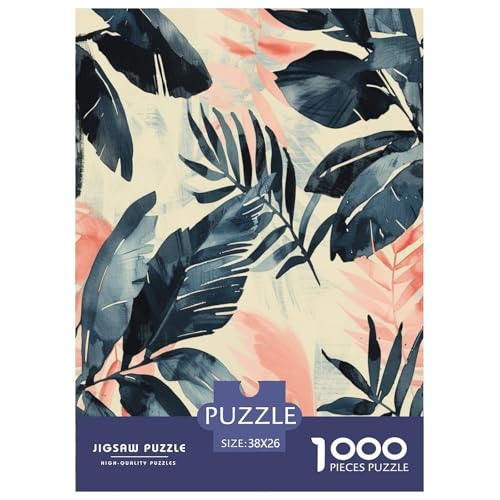 Botanik Puzzle 1000 Teile Schwer Puzzle Spielzeug Pädagogisches Spiel Impossible Herausforderungsspielzeug Für Erwachsene Und Kinder Ab 12 Jahren 38x26cm/1000pcs von DLONIRPEX