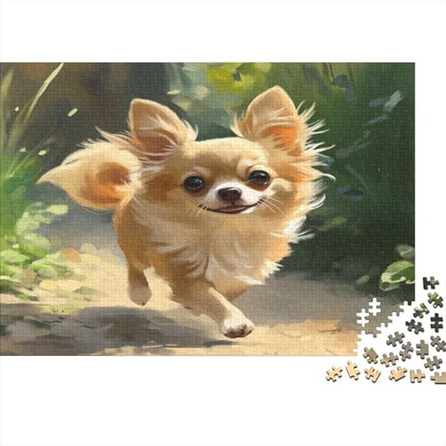 Chihuahua Puzzle 1000 Teile Für Erwachsene Puzzle Impossible Geschicklichkeitsspiel Für Die Ganze Familie 1000pcs (75x50cm) von DLONIRPEX