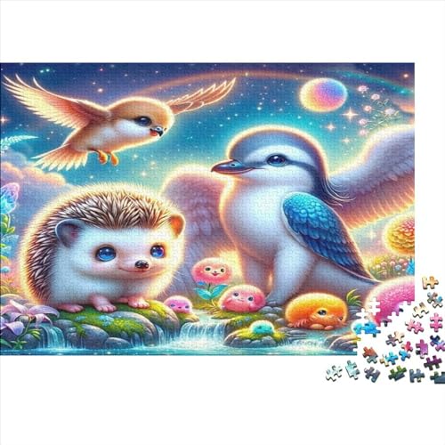 Cute Igel 1000 Stück Puzzle Für Erwachsene- Kinder Lernspiel Spielzeug Geschenk Für Die Große Puzzles 1000pcs (75x50cm) pcs (7 von DLONIRPEX