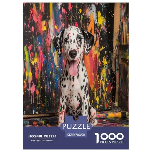 DALMATISCHE Puzzles 1000 Teile Schwer Puzzle Spielzeug Pädagogisches Spiel Impossible Herausforderungsspielzeug Für Erwachsene Kinder 70x50cm/1000pcs von DLONIRPEX