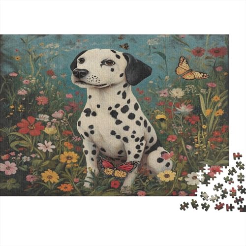 Dalmatian Puzzle 1000 Teile,Impossible Farbenfrohes Legespiel,Geschicklichkeitsspiel Für Die Ganze Familie Puzzel 1000pcs (75x50cm) von DLONIRPEX