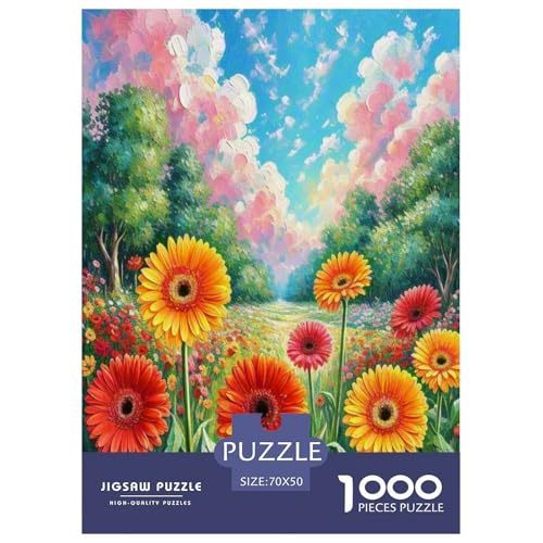 Gerbera Puzzles 1000-teilige Schwer Puzzle Spielzeug Lernspiel Impossible Herausforderungsspielzeug Für Erwachsene Kinder 70x50cm/1000pcs Gerbera Puzzles 1000-teilige Schwer Puzzle Spielzeug Lernspiel Impossible Herausforderungsspielzeug Für Erwachsene Kinder 70x50cm/1000pcs von DLONIRPEX