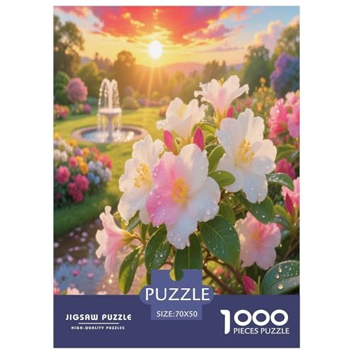 Kamellien Blume Puzzle 1000 Teile Schwer Puzzle Spielzeug Pädagogisches Spiel Impossible Herausforderungsspielzeug Für Erwachsene Und Kinder in Bewährter 70x50cm/1000pcs Kamellien Blume Puzzle 1000 Teile Schwer Puzzle Spielzeug Pädagogisches Spiel Impossible Herausforderungsspielzeug Für Erwachsene Und Kinder in Bewährter 70x50cm/1000pcs von DLONIRPEX