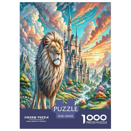 Löwen Puzzle 1000 Teile Schwer Puzzle Spielzeug Lernspiel Impossible Herausforderungsspielzeug Für Erwachsene Und Kinder Ab 14 Jahren 70x50cm/1000pcs Löwen Puzzle 1000 Teile Schwer Puzzle Spielzeug Lernspiel Impossible Herausforderungsspielzeug Für Erwachsene Und Kinder Ab 14 Jahren 70x50cm/1000pcs von DLONIRPEX