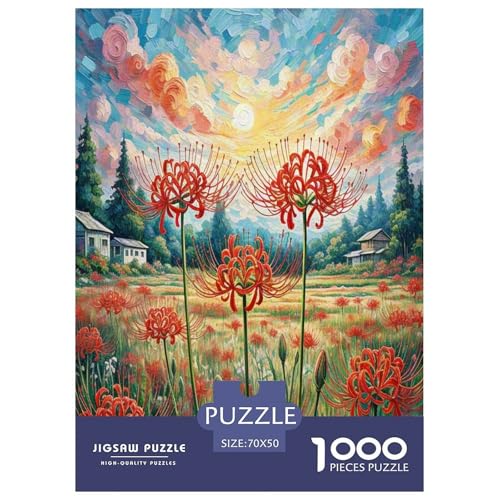 Manjusaka Puzzle 1000 Teile Schwer Puzzle Spielzeug Lernspiel Impossible Herausforderungsspielzeug Für Erwachsene Und Kinder Ab 14 Jahren 70x50cm/1000pcs von DLONIRPEX
