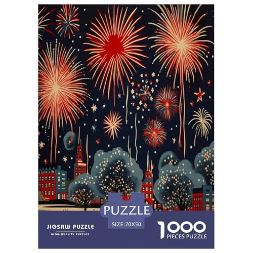 Neujahrsfeuerwerk festlich rot Puzzles 1000 Teile Schwer Puzzle Spielzeug Lernspiel Impossible Herausforderungsspielzeug Für Erwachsene Kinder 70x50cm/1000pcs Neujahrsfeuerwerk festlich rot Puzzles 1000 Teile Schwer Puzzle Spielzeug Lernspiel Impossible Herausforderungsspielzeug Für Erwachsene Kinder 70x50cm/1000pcs von DLONIRPEX