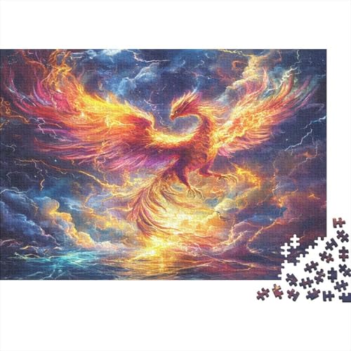 Phoenix 1000 Teile Puzzle Erwachsene Schwieriges Schwer Puzzle Für Erwachsene Und Kinder Ab 14 Jahren 1000pcs (75x50cm) von DLONIRPEX