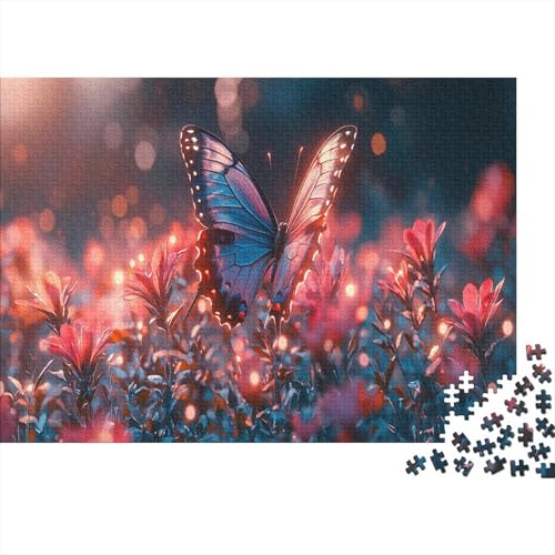 Schmetterling Puzzle 1000 Teile-Puzzle Für Erwachsene,Erwachsenen Spiel Puzzlespiel Puzzel 1000pcs (75x50cm) von DLONIRPEX