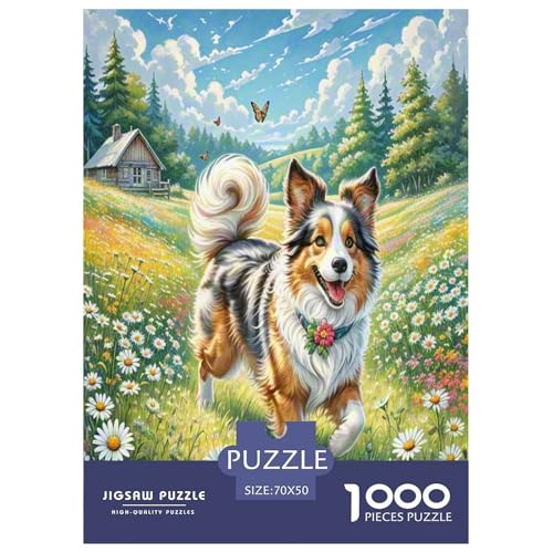 Shetlandsherhund Puzzle 1000 Teile Schwer Puzzle Spielzeug Pädagogisches Spiel Impossible Herausforderung Spielzeug Für Erwachsene Und Kinder in Bewährter 70x50cm/1000pcs Shetlandsherhund Puzzle 1000 Teile Schwer Puzzle Spielzeug Pädagogisches Spiel Impossible Herausforderung Spielzeug Für Erwachsene Und Kinder in Bewährter 70x50cm/1000pcs von DLONIRPEX