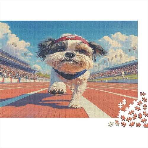 Shih Tzu. Puzzle 1000 Teile, Erwachsene Klassische Geschicklichkeitsspiel Für Die Ganze Familie Erwachsenen Puzzle Ab 14 Jahren 1000pcs (75x50cm) von DLONIRPEX