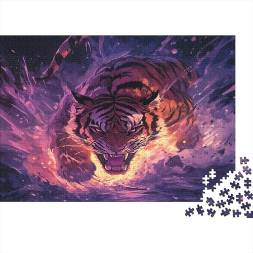 Tiger Puzzle 1000 Teile-Puzzle Für Erwachsene,Erwachsenen Spiel Puzzlespiel Puzzel 1000pcs (75x50cm) von DLONIRPEX