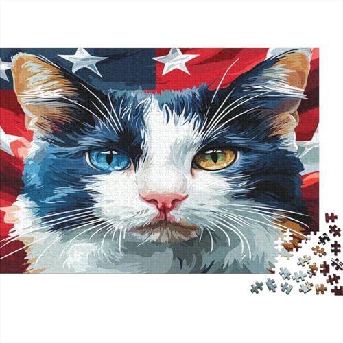 USA Kurzhaar Puzzle 1000 Teile,Impossible Farbenfrohes Legespiel,Geschicklichkeitsspiel Für Die Ganze Familie Puzzel 1000pcs (75x50cm) von DLONIRPEX