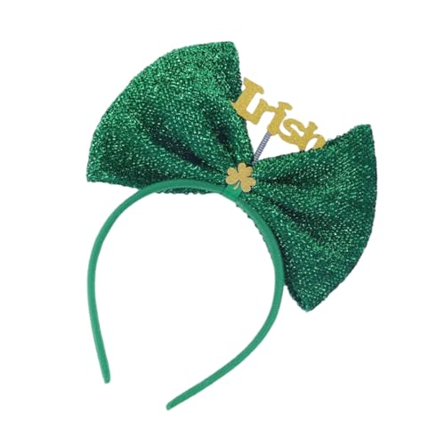 DLUKENY Festival Bowknot Stirnband Mit Shamrock Verzierungen Haardekoration Für Patrick's Day Und Andere Festivalveranstaltung DLUKENY Festival Bowknot Stirnband Mit Shamrock Verzierungen Haardekoration Für Patrick's Day Und Andere Festivalveranstaltung von DLUKENY