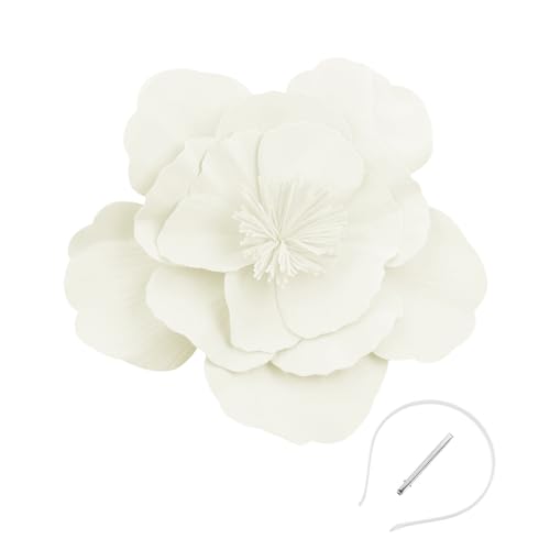 DLUKENY Große Blumen Faszinatoren Für Mädchen Frauen Cosplay Party Abschlussball Kopfbedeckung Kostümhüte Mit Stirnband Und Clip Für Hochzeit DLUKENY Große Blumen Faszinatoren Für Mädchen Frauen Cosplay Party Abschlussball Kopfbedeckung Kostümhüte Mit Stirnband Und Clip Für Hochzeit von DLUKENY