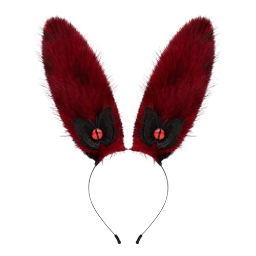 DLUKENY Hasen Ohrstirnband Für Frauen Maskerade Cosplay Party Plüsch Hasen Ohrstirnband Halloween Cosplay Accessoire DLUKENY Hasen Ohrstirnband Für Frauen Maskerade Cosplay Party Plüsch Hasen Ohrstirnband Halloween Cosplay Accessoire von DLUKENY