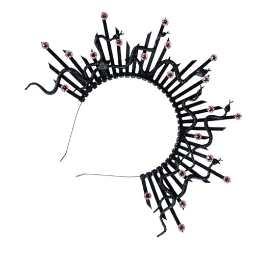 DLUKENY Punk Designs Schlangen Kopfbett Stirnband Haare Erklärungen Für Musikfestivals Und Foto Requisiten DLUKENY Punk Designs Schlangen Kopfbett Stirnband Haare Erklärungen Für Musikfestivals Und Foto Requisiten von DLUKENY