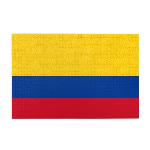 1000 Teile Puzzle Flagge Kolumbien Erwachsene Holz Puzzle 1000 Teile für das perfekte visuelle Fest! 1000 Teile Puzzle Flagge Kolumbien Erwachsene Holz Puzzle 1000 Teile für das perfekte visuelle Fest! von DLXW