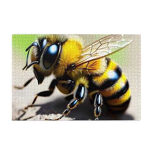 1000 Teile Puzzle aus Holz für Erwachsene, süßes kleines Biene, 1000 Teile für das perfekte visuelle Fest! 1000 Teile Puzzle aus Holz für Erwachsene, süßes kleines Biene, 1000 Teile für das perfekte visuelle Fest! von DLXW