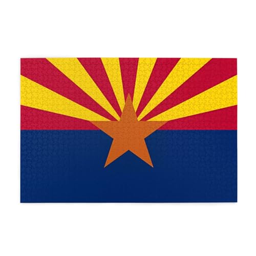 Arizona Flagge Erwachsene Holzpuzzle 1000 Teile für das perfekte visuelle Fest! 1000 Teile Arizona Flagge Erwachsene Holzpuzzle 1000 Teile für das perfekte visuelle Fest! 1000 Teile von DLXW