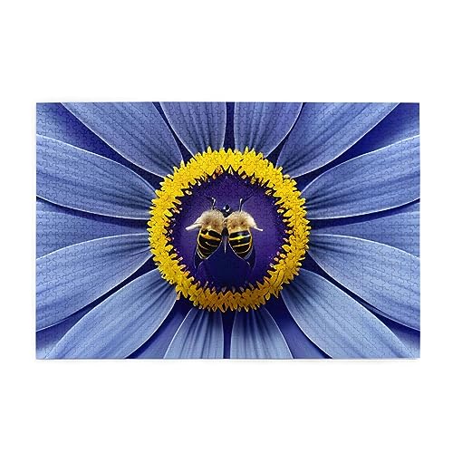 Blume Herz Biene Erwachsene Holzpuzzle 1000 Teile für das perfekte visuelle Fest! 1000 Teile Blume Herz Biene Erwachsene Holzpuzzle 1000 Teile für das perfekte visuelle Fest! 1000 Teile von DLXW