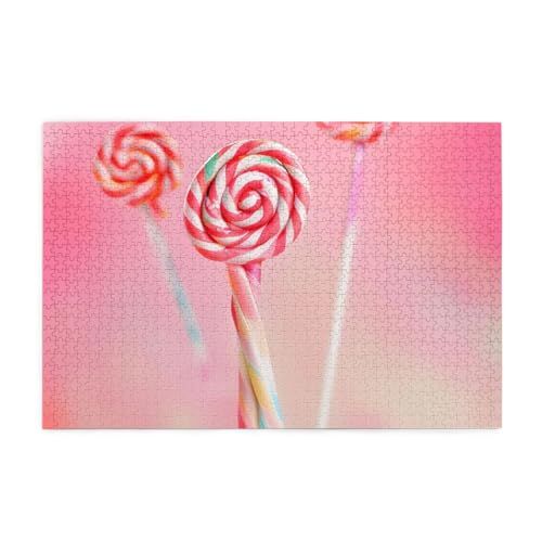 Buntes Lollipop Holzpuzzle für Erwachsene, 1000 Teile für das perfekte visuelle Fest! 1000 Teile Buntes Lollipop Holzpuzzle für Erwachsene, 1000 Teile für das perfekte visuelle Fest! 1000 Teile von DLXW