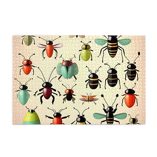 Cartoon Kleine Insekten Erwachsene Holzpuzzle 1000 Teile für das perfekte visuelle Fest! 1000 Teile Cartoon Kleine Insekten Erwachsene Holzpuzzle 1000 Teile für das perfekte visuelle Fest! 1000 Teile von DLXW