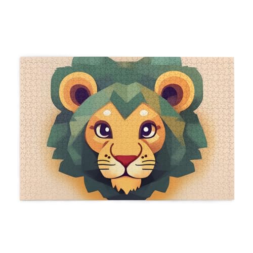 Cartoon Löwe Erwachsene Holzpuzzle 1000 Teile für das perfekte visuelle Fest! 1000 Teile Cartoon Löwe Erwachsene Holzpuzzle 1000 Teile für das perfekte visuelle Fest! 1000 Teile von DLXW