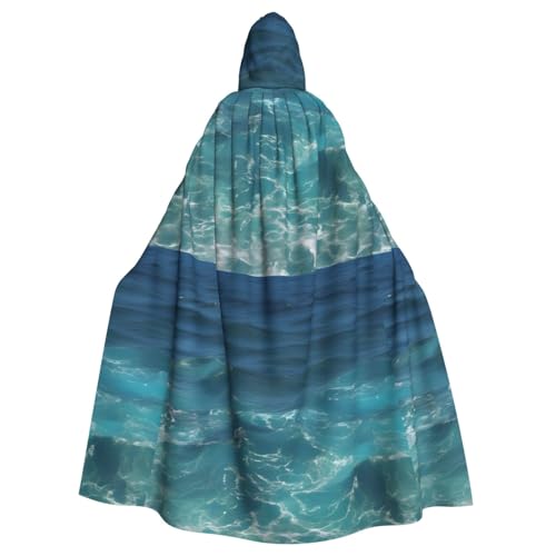 DLXW Herren Damen Umhang Halloween Kapuzenumhang Königin Robe Kostüm Renaissance Mittelalter Kostüm Der Tiefsee DLXW Herren Damen Umhang Halloween Kapuzenumhang Königin Robe Kostüm Renaissance Mittelalter Kostüm Der Tiefsee von DLXW