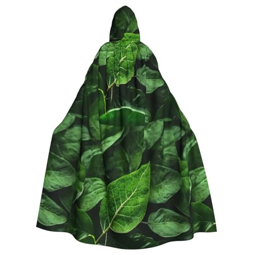 DLXW Herren Damen Umhang Halloween Kapuzenumhang Königin Robe Kostüm Renaissance Mittelalter Kostüm Grünes Blatt Natur DLXW Herren Damen Umhang Halloween Kapuzenumhang Königin Robe Kostüm Renaissance Mittelalter Kostüm Grünes Blatt Natur von DLXW