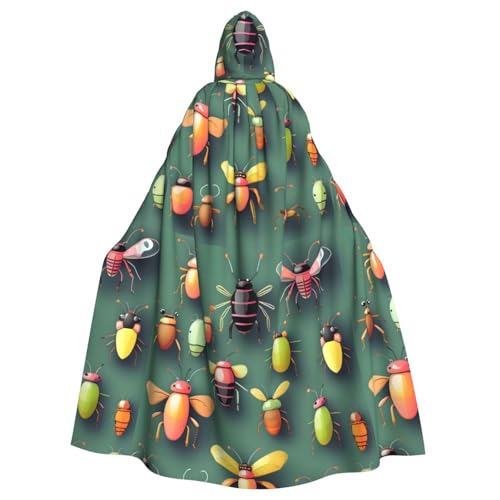 DLXW Herren Damen Umhang Halloween Kapuzenumhang Königin Robe Kostüm Renaissance Mittelalter Kostüm Insektenatlas DLXW Herren Damen Umhang Halloween Kapuzenumhang Königin Robe Kostüm Renaissance Mittelalter Kostüm Insektenatlas von DLXW