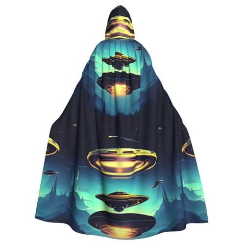 DLXW Herren Damen Umhang Halloween Kapuzenumhang Königin Robe Kostüm Renaissance Mittelalter Kostüm Raumschiff Abstieg DLXW Herren Damen Umhang Halloween Kapuzenumhang Königin Robe Kostüm Renaissance Mittelalter Kostüm Raumschiff Abstieg von DLXW