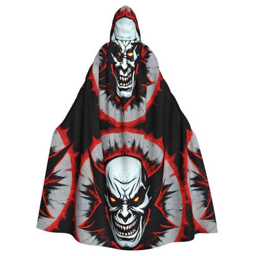 DLXW Herren Damen Umhang Halloween Kapuzenumhang Königin Robe Kostüm Renaissance Mittelalter Kostüm Rot und Schwarz Böser Geist DLXW Herren Damen Umhang Halloween Kapuzenumhang Königin Robe Kostüm Renaissance Mittelalter Kostüm Rot und Schwarz Böser Geist von DLXW