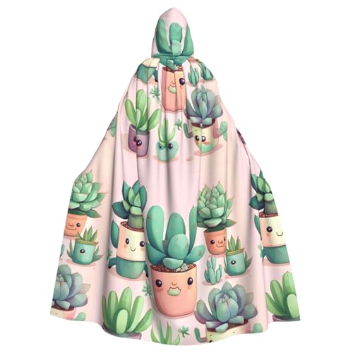 DLXW Herren Damen Umhang Halloween Kapuzenumhang Königin Robe Kostüm Renaissance Mittelalter Kostüm Schöne Sukkulenten Pflanzen DLXW Herren Damen Umhang Halloween Kapuzenumhang Königin Robe Kostüm Renaissance Mittelalter Kostüm Schöne Sukkulenten Pflanzen von DLXW