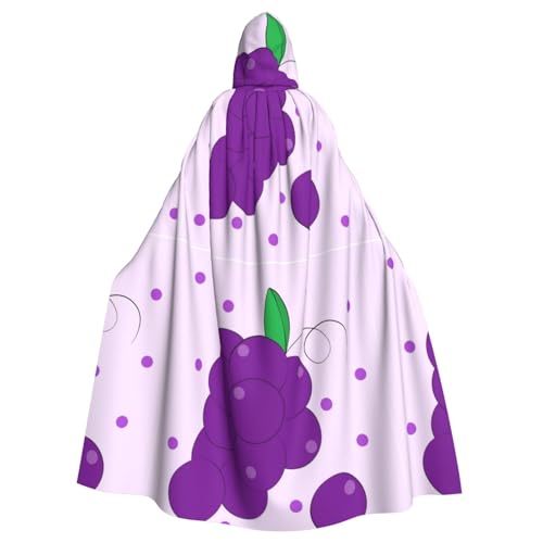 DLXW Renaissance Erwachsenen-Kapuzenumhang Polyester Umhang viktorianische Capelle Mittelalter Hobbit Halloween Kostüm Cartoon Trauben DLXW Renaissance Erwachsenen-Kapuzenumhang Polyester Umhang viktorianische Capelle Mittelalter Hobbit Halloween Kostüm Cartoon Trauben von DLXW