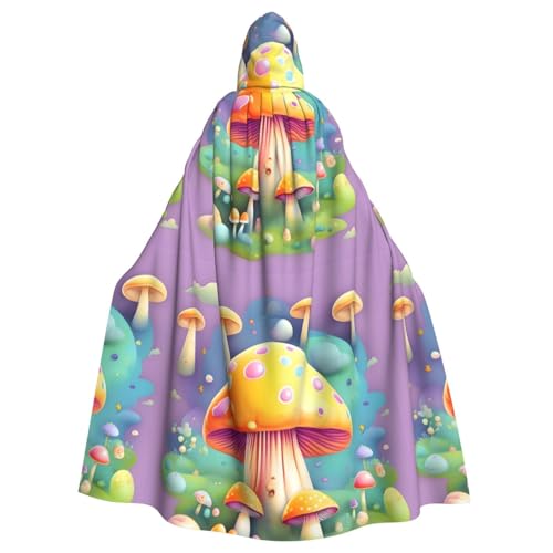 DLXW Renaissance Erwachsenen-Kapuzenumhang Polyester Umhang viktorianische Capelle Mittelalter Hobbit Halloween Kostüm Fantasy Traum Pilz DLXW Renaissance Erwachsenen-Kapuzenumhang Polyester Umhang viktorianische Capelle Mittelalter Hobbit Halloween Kostüm Fantasy Traum Pilz von DLXW