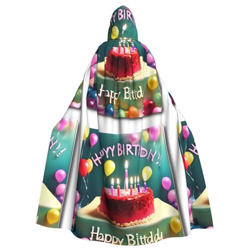 DLXW Renaissance Erwachsenen-Kapuzenumhang Polyester Umhang viktorianische Capelle Mittelalter Hobbit Halloween Kostüm Happy Birthday Schön DLXW Renaissance Erwachsenen-Kapuzenumhang Polyester Umhang viktorianische Capelle Mittelalter Hobbit Halloween Kostüm Happy Birthday Schön von DLXW