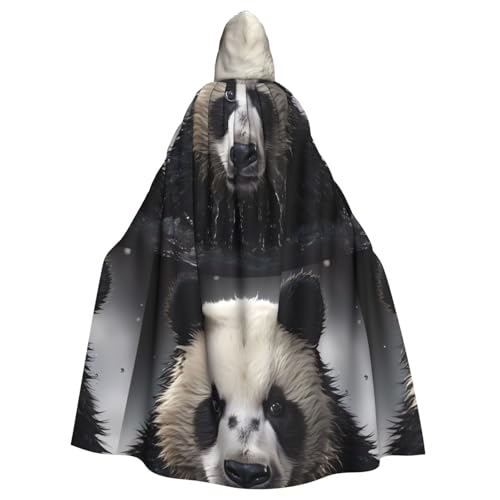 DLXW Renaissance Erwachsenen-Kapuzenumhang Polyester Umhang viktorianische Capelle Mittelalter Hobbit Halloween Kostüm Panda im Wasser DLXW Renaissance Erwachsenen-Kapuzenumhang Polyester Umhang viktorianische Capelle Mittelalter Hobbit Halloween Kostüm Panda im Wasser von DLXW