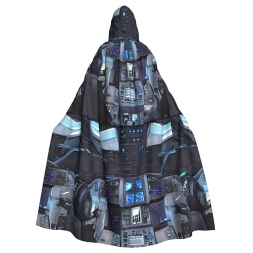 DLXW Renaissance Erwachsenen-Kapuzenumhang Polyester Umhang viktorianische Capelle Mittelalter Hobby Halloween Kostüm Kabine der Zukunft DLXW Renaissance Erwachsenen-Kapuzenumhang Polyester Umhang viktorianische Capelle Mittelalter Hobby Halloween Kostüm Kabine der Zukunft von DLXW
