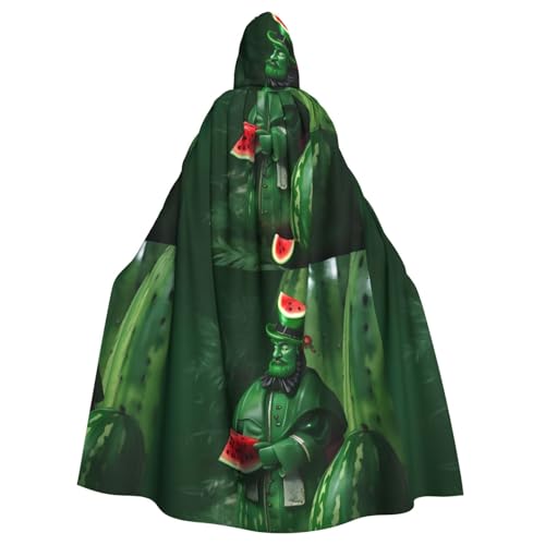 DLXW Renaissance Erwachsenen-Kapuzenumhang Polyester Umhang viktorianische Capelle Mittelalter Hobby Halloween Kostüm Patrick's Wassermelone Festival DLXW Renaissance Erwachsenen-Kapuzenumhang Polyester Umhang viktorianische Capelle Mittelalter Hobby Halloween Kostüm Patrick's Wassermelone Festival von DLXW