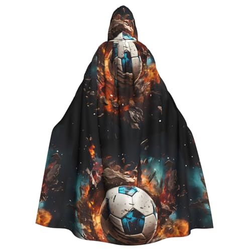 DLXW Renaissance Kapuzenumhang für Erwachsene, Polyester, viktorianische Capelle, mittelalterliches Hobbit, Halloween-Kostüm, Feuerwerkskörper, Fußball DLXW Renaissance Kapuzenumhang für Erwachsene, Polyester, viktorianische Capelle, mittelalterliches Hobbit, Halloween-Kostüm, Feuerwerkskörper, Fußball von DLXW