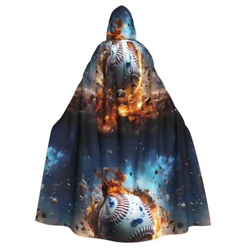 DLXW Renaissance Kapuzenumhang für Erwachsene, Polyester, viktorianische Capelle, mittelalterliches Hobbit, Halloween-Kostüm, Hot Baseball DLXW Renaissance Kapuzenumhang für Erwachsene, Polyester, viktorianische Capelle, mittelalterliches Hobbit, Halloween-Kostüm, Hot Baseball von DLXW