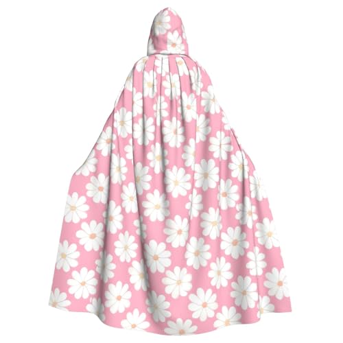 DLXW Renaissance Kapuzenumhang für Erwachsene, Polyester, viktorianische Capelle, mittelalterliches Hobbit, Halloween-Kostüm, Kamelienmuster DLXW Renaissance Kapuzenumhang für Erwachsene, Polyester, viktorianische Capelle, mittelalterliches Hobbit, Halloween-Kostüm, Kamelienmuster von DLXW