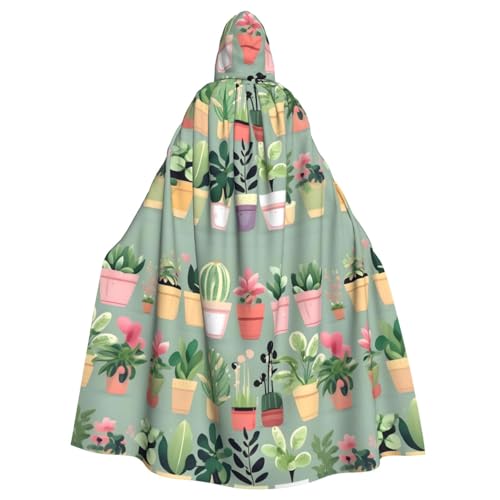 DLXW Renaissance-Umhang mit Kapuze für Erwachsene, Polyester, viktorianische Capelle, mittelalterliches Hobbit, Halloween-Kostüm, Bonsai-Pflanze DLXW Renaissance-Umhang mit Kapuze für Erwachsene, Polyester, viktorianische Capelle, mittelalterliches Hobbit, Halloween-Kostüm, Bonsai-Pflanze von DLXW